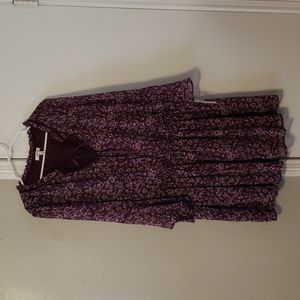 NWT Speechless BoHo Plus size velvet trim printed dress